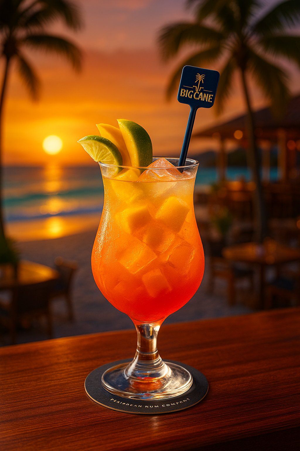 Caribbean Sunset Cocktail